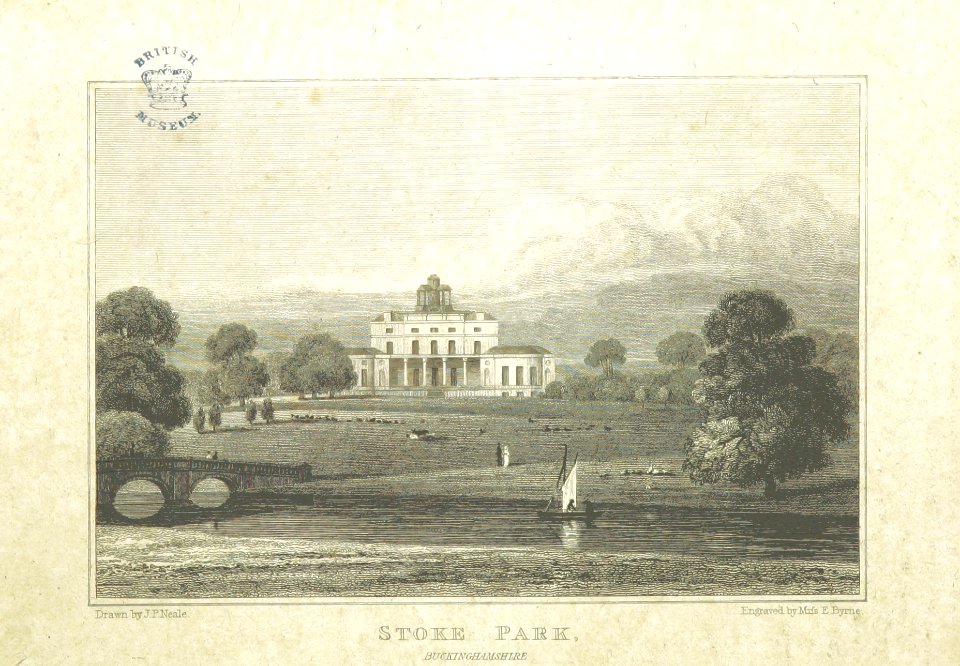 Neale(1818) p1.118 - Stoke Park, Buckinghamshire