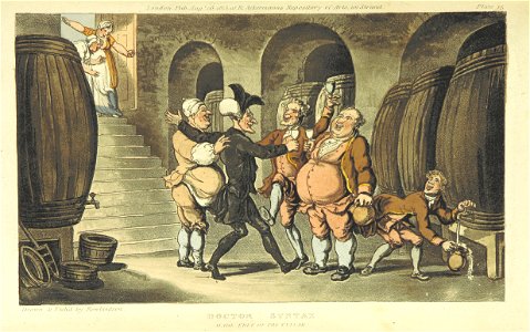 SYNTAX(1813) - 15 - Doctor Syntax, Made free of the Cellar