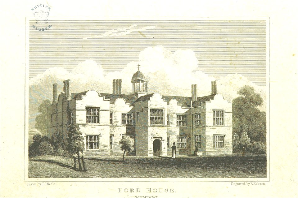 Neale(1818) p1.216 - Ford House, Devonshire