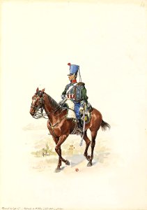 1816 - Hussards du Haut-Rhin (6e Hussards) - Maréchal des logis chef en grande tenue (62)
