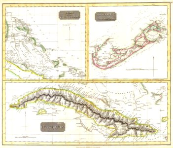 1815 Thomson Map of Cuba. Bermuda ^ the Bahamas - Geographicus - Cuba-t-1816