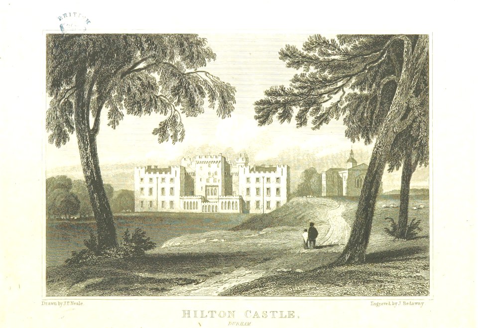 Neale(1818) p1.266 - Hilton Castle, Durham