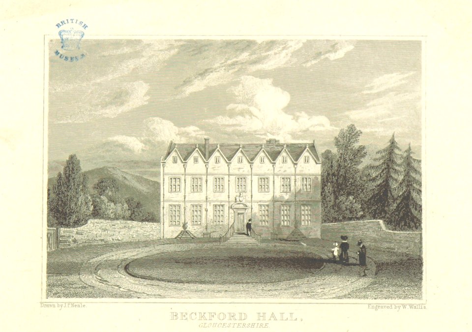 Neale(1818) p2.024 - Beckford Hall, Gloucestershire