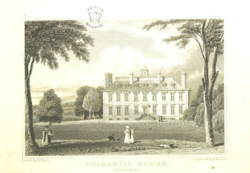 Neale(1818) p1.082 - Coleshill House, Berkshire