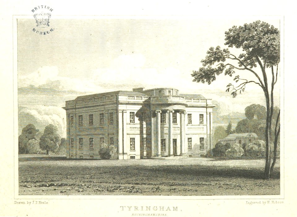 Neale(1818) p1.130 - Tyringham, Buckinghamshire