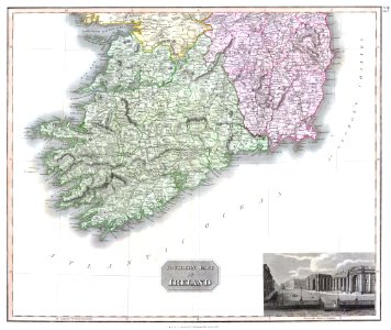 1814 Thomson Map of Southern Ireland - Geographicus - IrelandSouth-t-1814