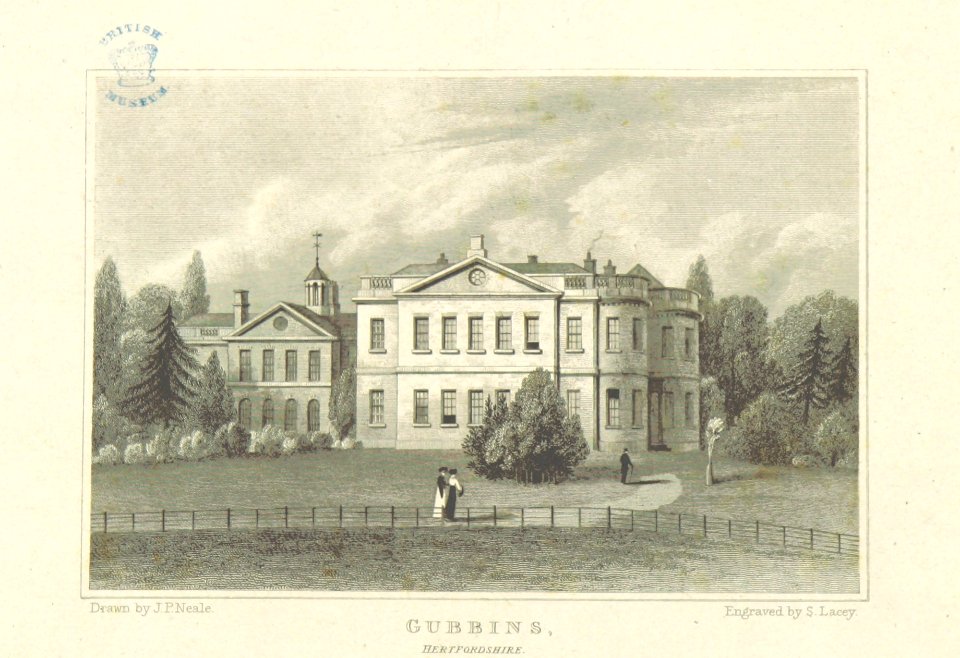 Neale(1818) p2.122 - Gubbins, Hertfordshire