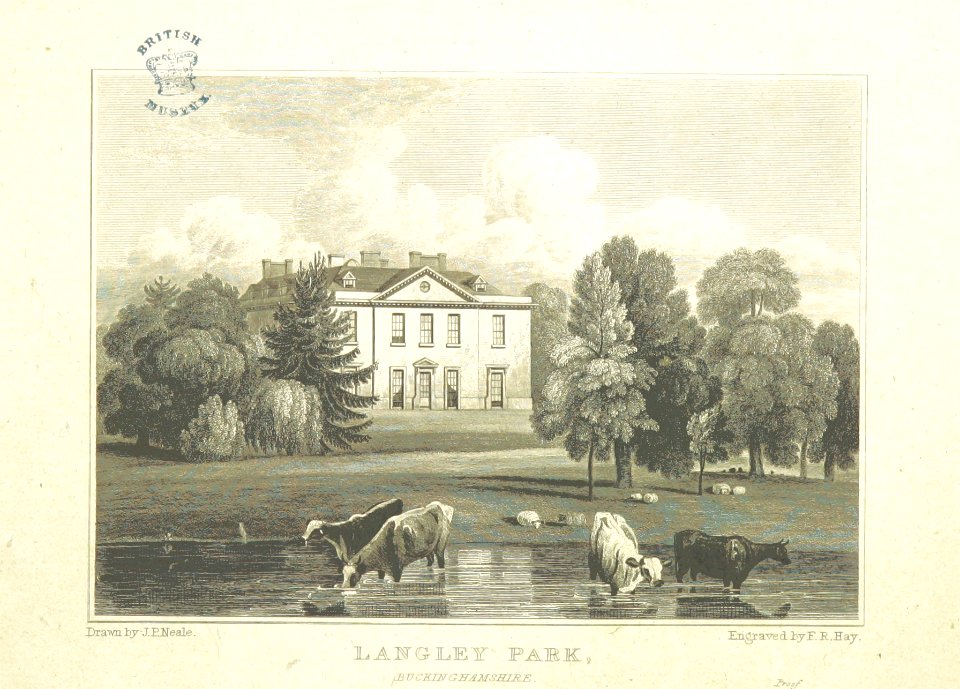 Neale(1818) p1.114 - Langley Park, Buckinghamshire