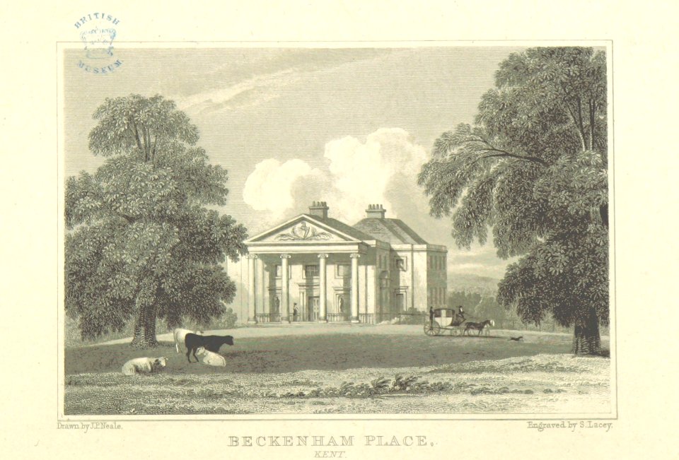 Neale(1818) p2.172 - Beckenham Place, Kent