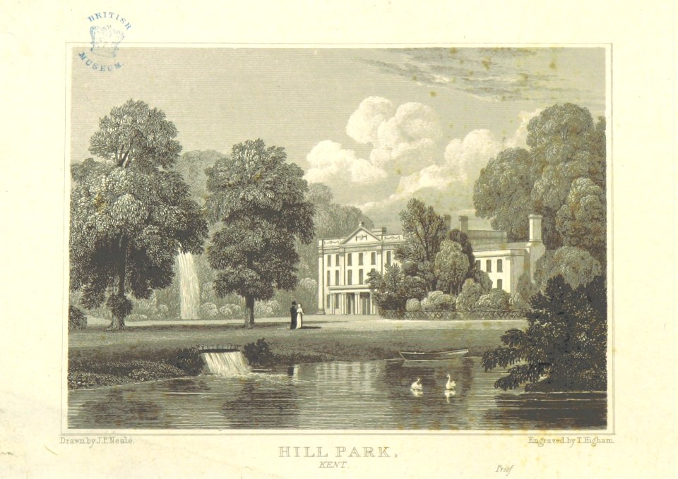 Neale(1818) p2.196 - Hill Park, Kent