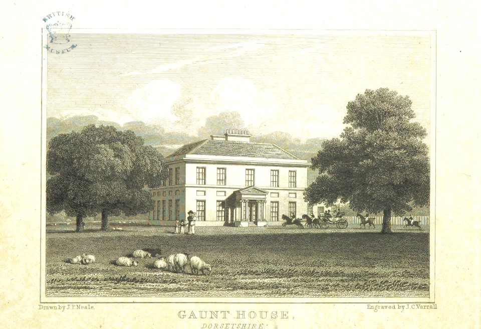 Neale(1818) p1.252 - Gaunt House, Dorsetshire