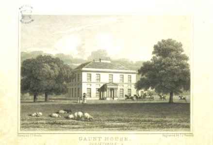Neale(1818) p1.252 - Gaunt House, Dorsetshire