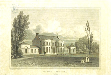 Neale(1818) p1.278 - Oswald House, Durham