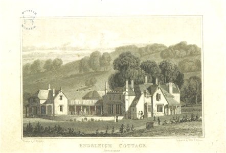 Neale(1818) p1.212 - Endsleigh Cottage, Devonshire