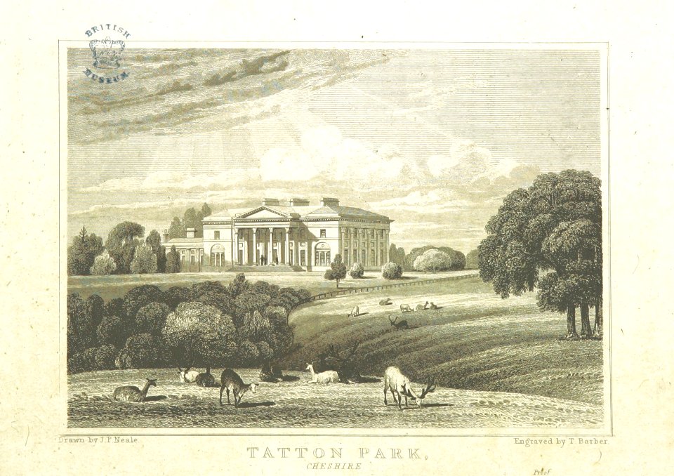 Neale(1818) p1.160 - Tatton Park, Cheshire