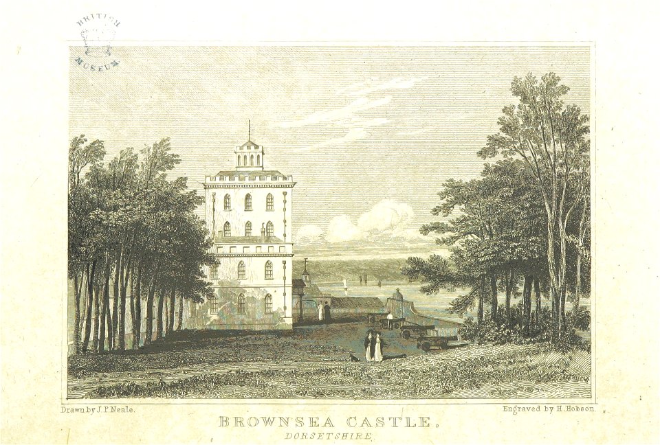 Neale(1818) p1.236 - Brownsea Castle, Dorsetshire
