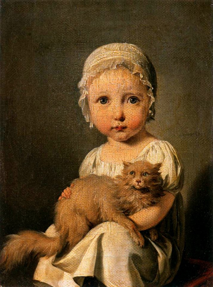 Louis-Léopold Boilly - Gabrielle Arnault as a Child - WGA02351