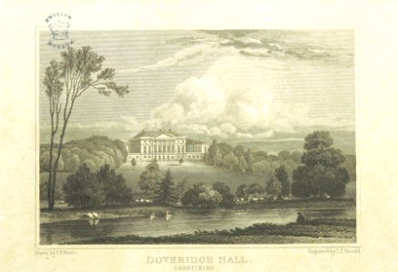 Neale(1818) p1.184 - Doveridge Hall, Derbyshire