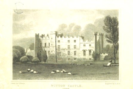 Neale(1818) p1.286 - Witton Castle, Durham