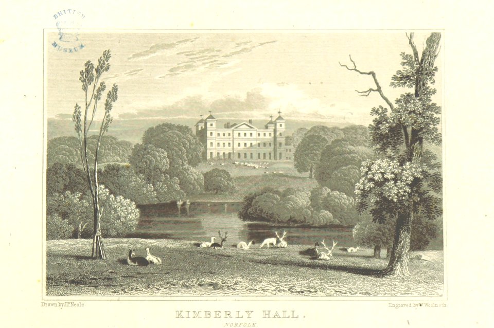 Neale(1818) p3.048 - Kimberly Hall, Norfolk