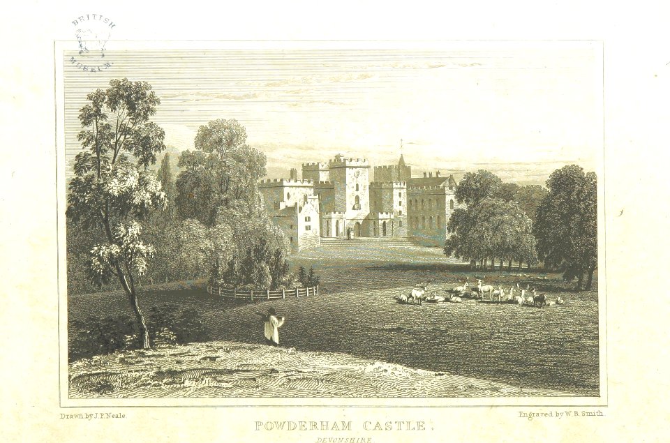 Neale(1818) p1.232 - Powderham Castle, Devonshire