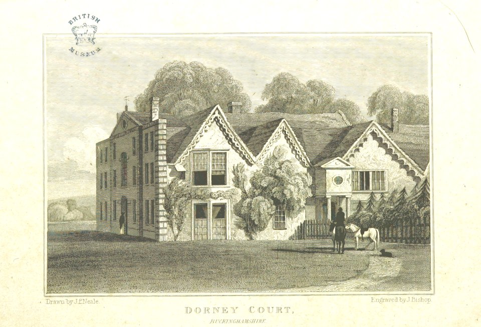 Neale(1818) p1.102 - Dorney Court, Buckinghamshire