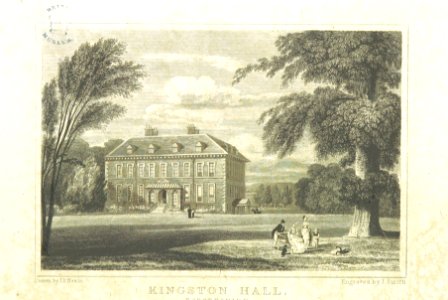 Neale(1818) p1.258 - Kingston Hall, Dorsetshire