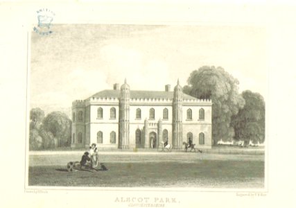 Neale(1818) p2.020 - Alscot Park, Gloucestershire