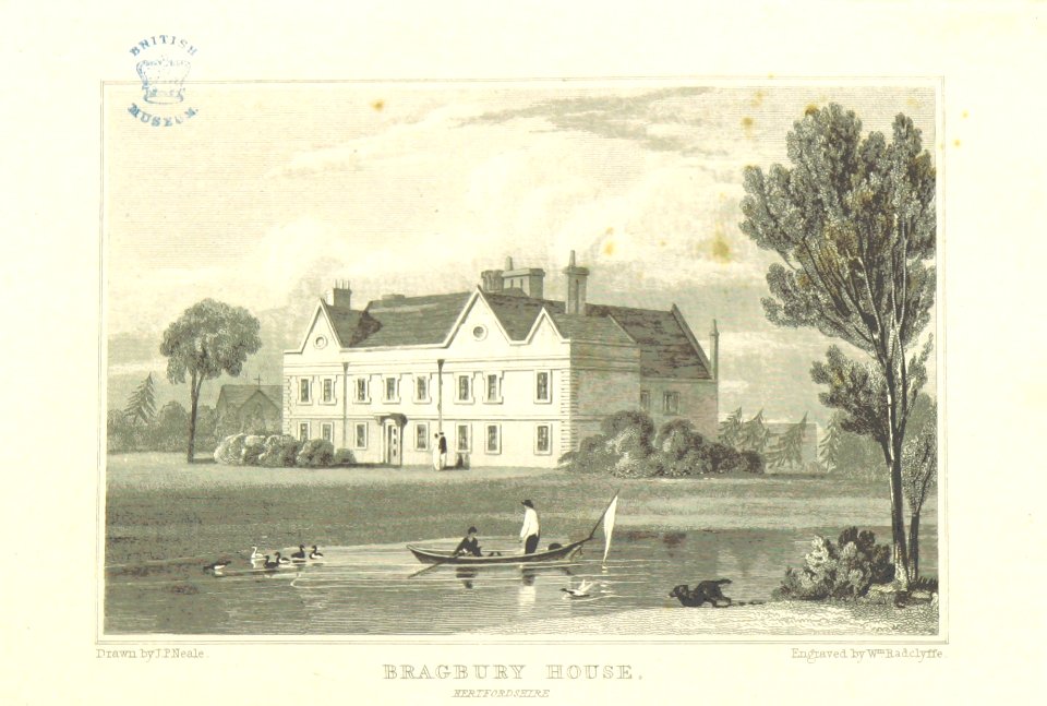 Neale(1818) p2.110 - Bragbury House, Herefordshire