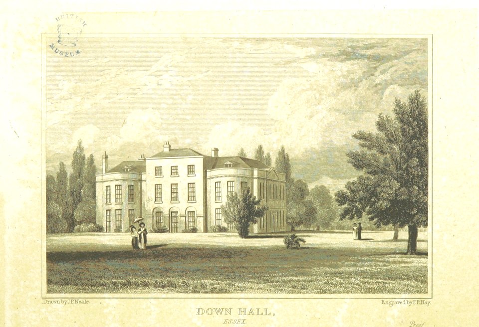 Neale(1818) p1.306 - Down Hall, Essex