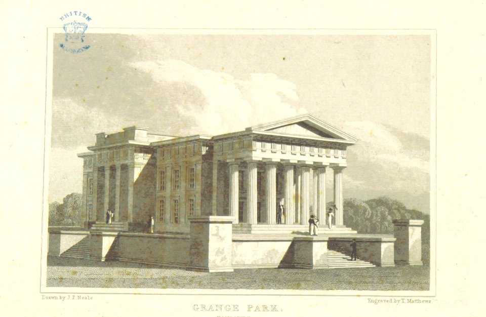 Neale(1818) p2.070 - Grange Park, Hampshire