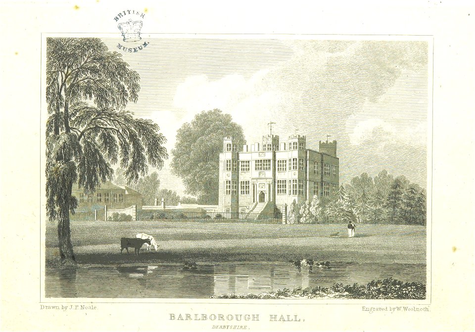Neale(1818) p1.176 - Barlborough Hall, Derbyshire