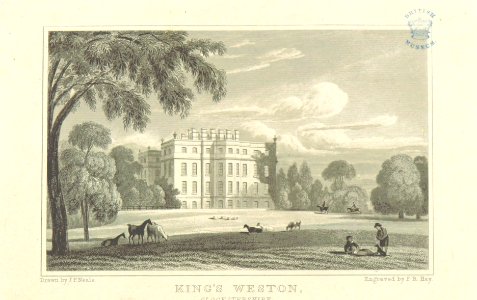 Neale(1818) p2.040 - King's Weston, Gloucestershire