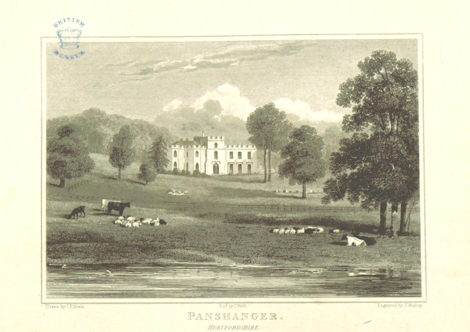 Neale(1818) p2.142 - Panshanger, Hertfordshire