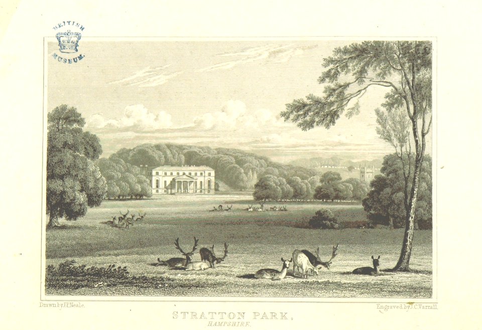 Neale(1818) p2.090 - Stratton Park, Hampshire
