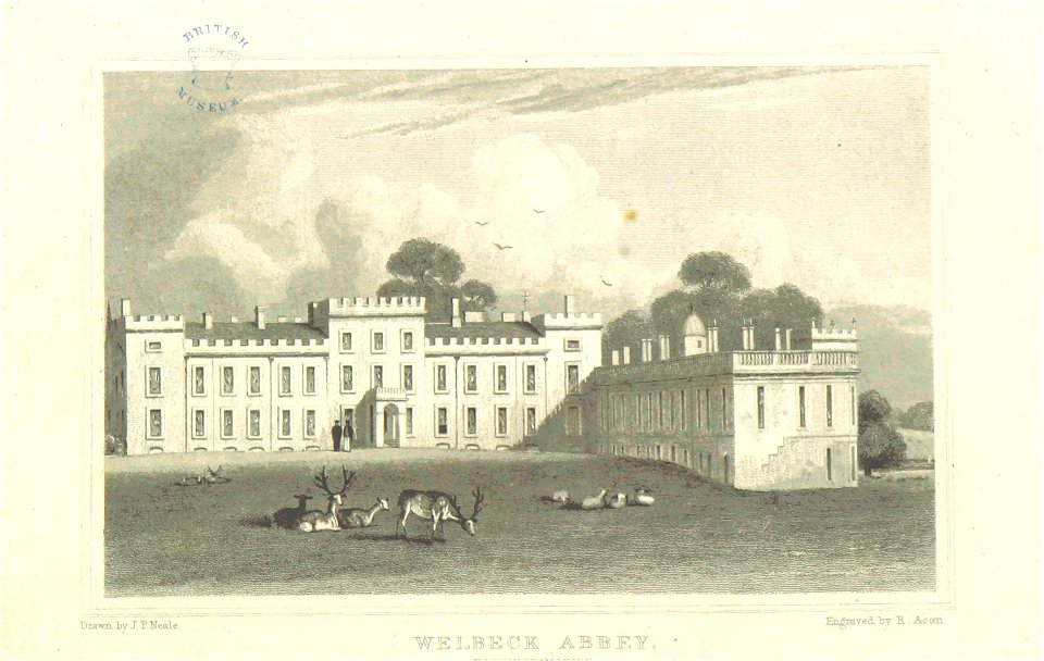 Neale(1818) p3.228 - Welbeck Abbey, Nottinghamshire