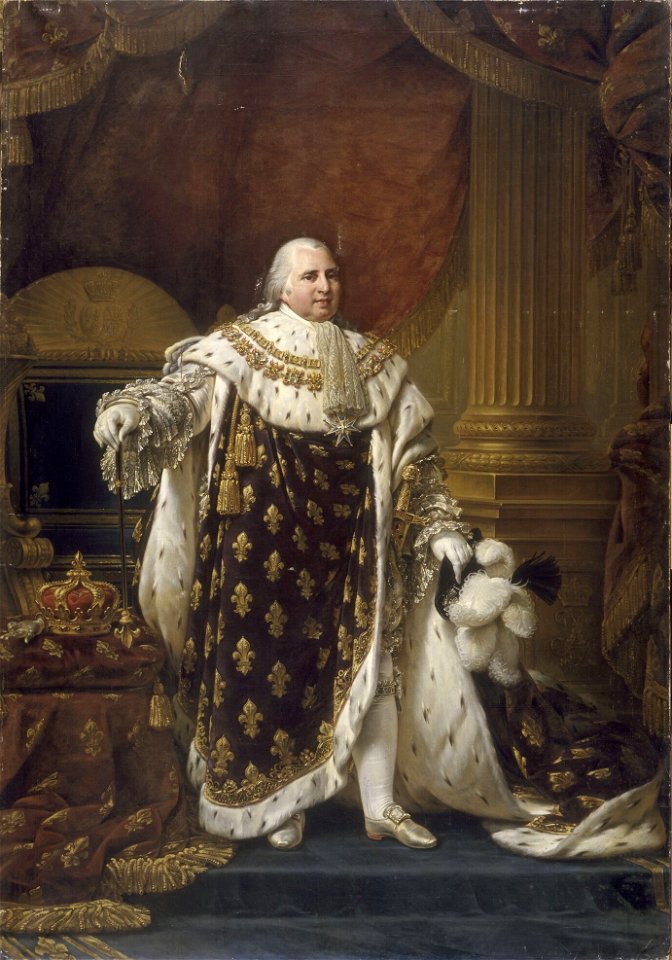 Gros - Louis XVIII of France in Coronation Robes