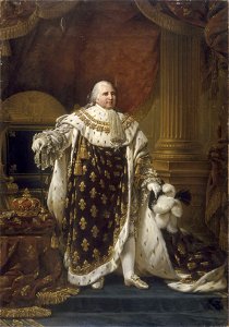 Gros - Louis XVIII of France in Coronation Robes