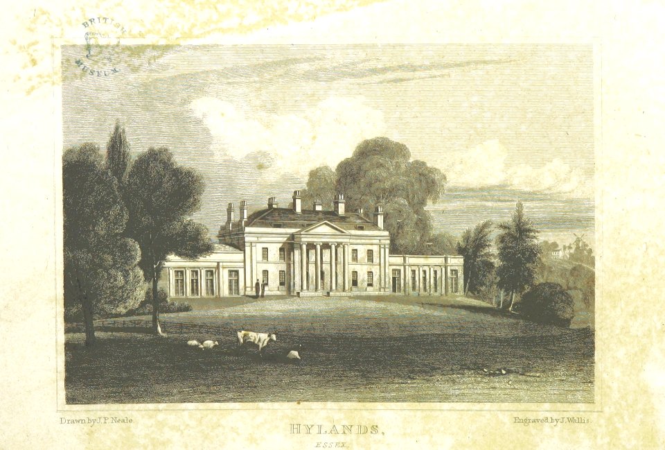 Neale(1818) p1.322 - Hylands, Essex