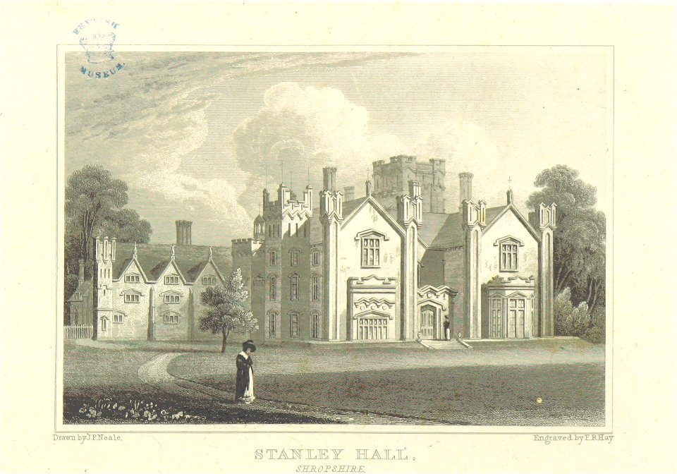 Neale(1818) p3.314 - Stanley Hall, Shropshire