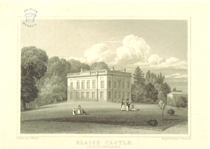 Neale(1818) p2.032 - Blaise Castle, Gloucestershire