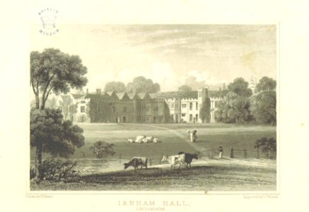 Neale(1818) p2.286 - Irnham Hall, Lincolnshire