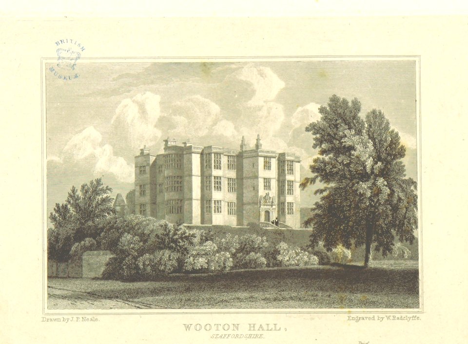 Neale(1818) p4.078 - Wooton Hall, Staffordshire