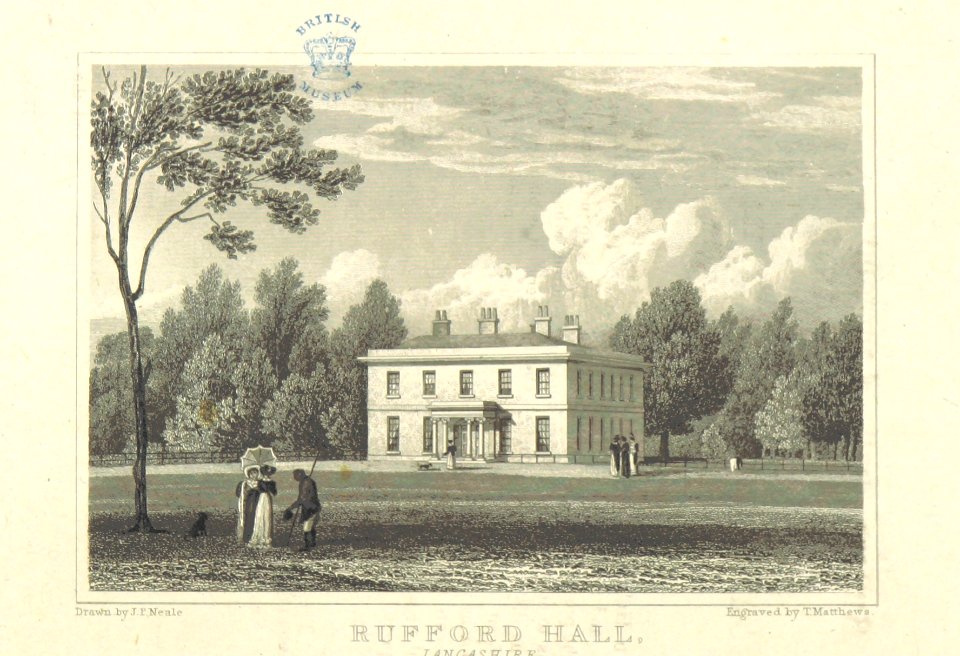 Neale(1818) p2.234 - Rufford Hall, Lancashire