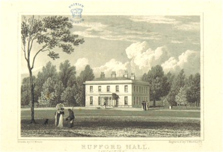 Neale(1818) p2.234 - Rufford Hall, Lancashire