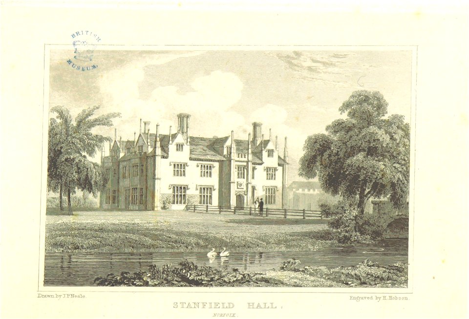 Neale(1818) p3.090 - Stanfield Hall, Norfolk