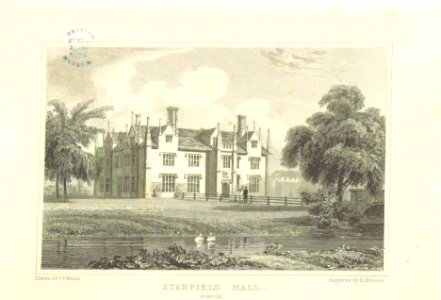 Neale(1818) p3.090 - Stanfield Hall, Norfolk