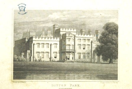 Neale(1818) p1.098 - Ditton Park, Buckinghamshire