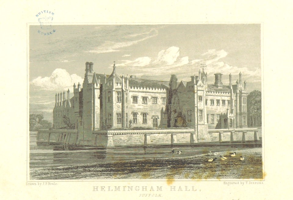 Neale(1818) p4.102 - Helminhgam Hall, Suffolk