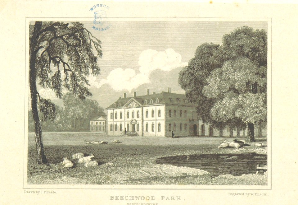 Neale(1818) p2.106 - Beechwood Park, Hertfordshire